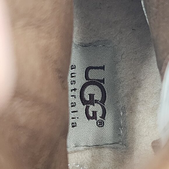 UGG Volta Suede Ankle Booties With Buckles Zip Tan Brown - Picture 10 of 12